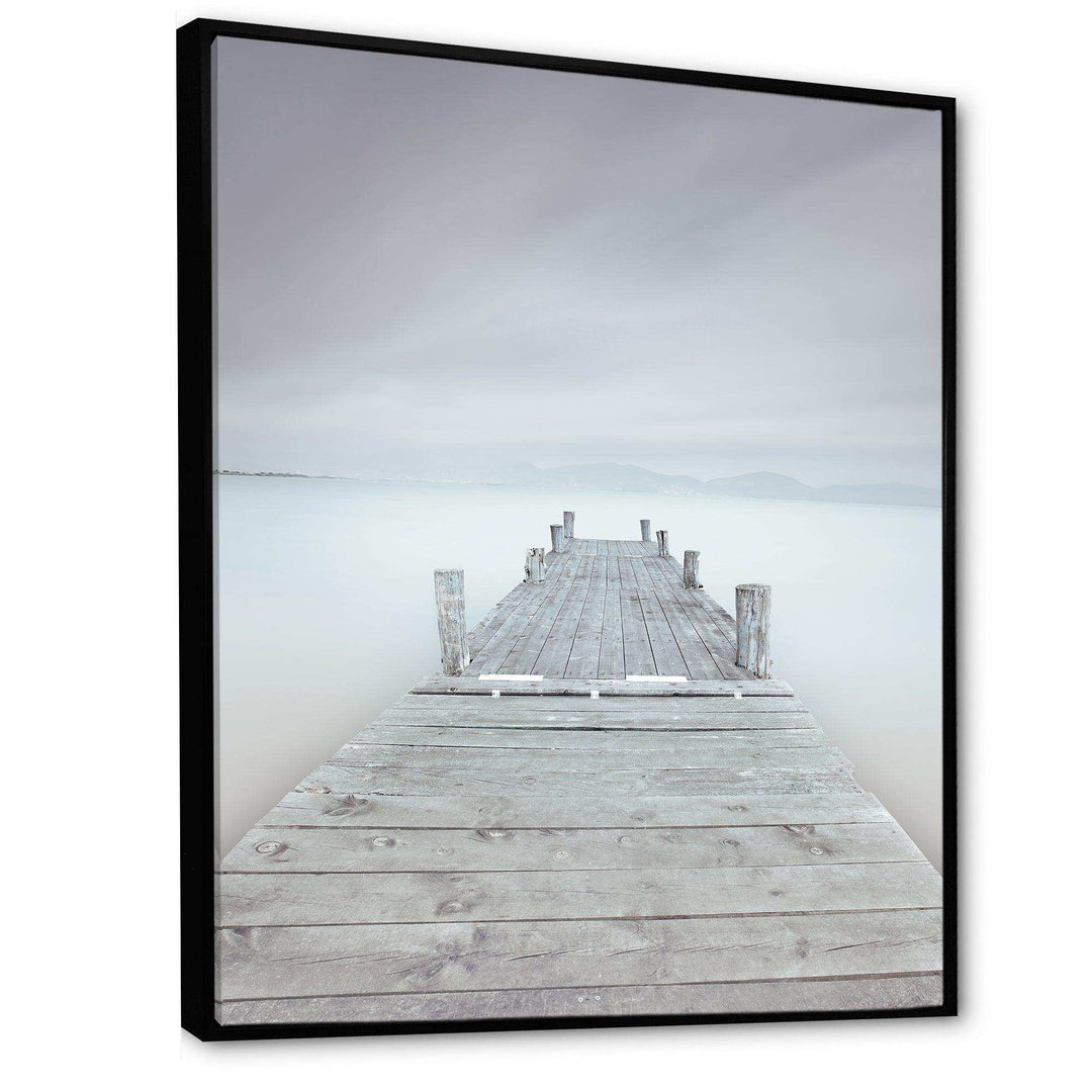 Wooden Pier in Cloudy Mood