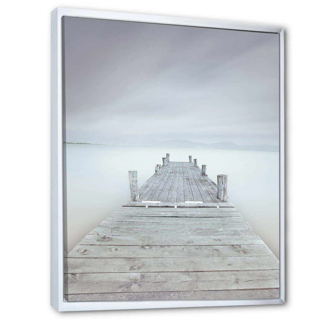 Wooden Pier in Cloudy Mood