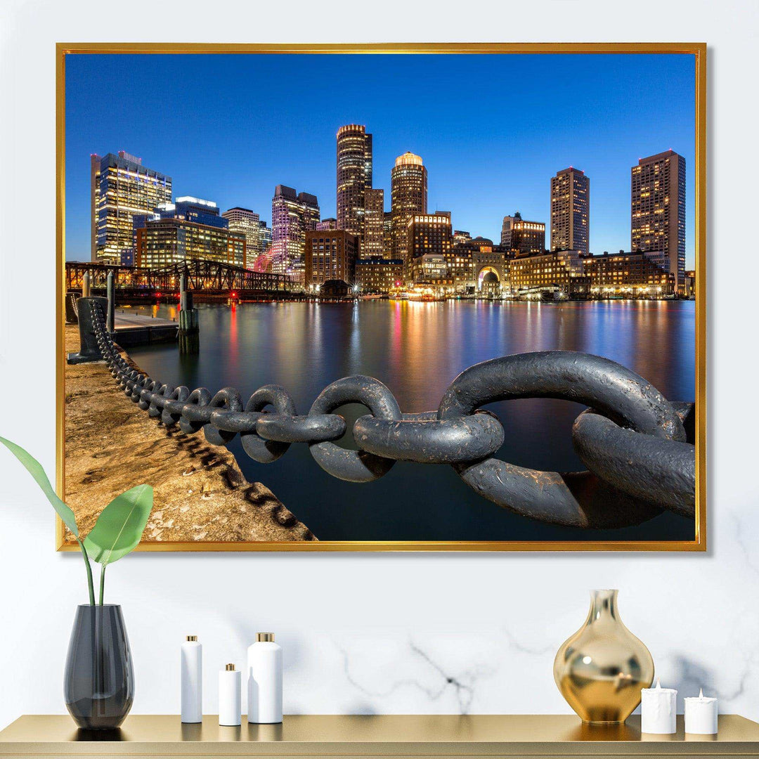 Boston Skyline at Dusk