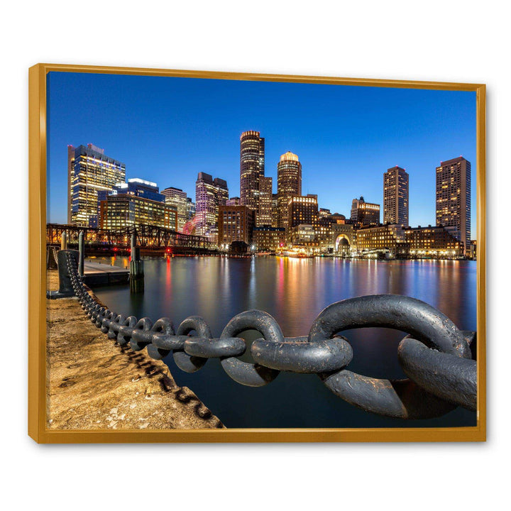 Boston Skyline at Dusk