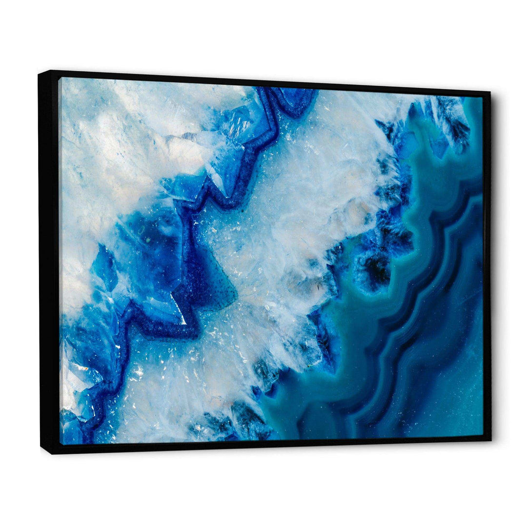 Geode Slice Macro - Modern Living Room Wall Decor