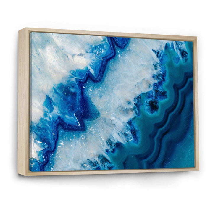 Geode Slice Macro - Modern Living Room Wall Decor