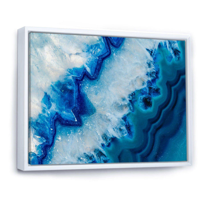 Geode Slice Macro - Modern Living Room Wall Decor