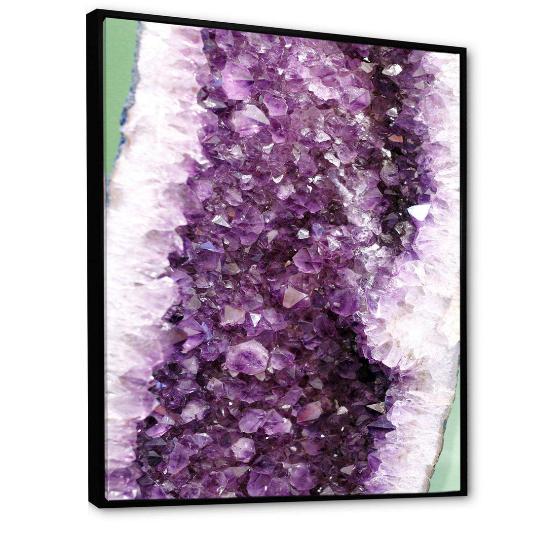 Purple Precious Stones - Modern Bedroom Wall Art