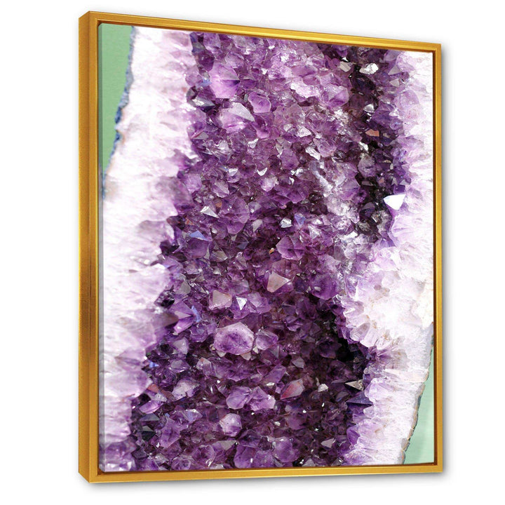 Purple Precious Stones - Modern Bedroom Wall Art
