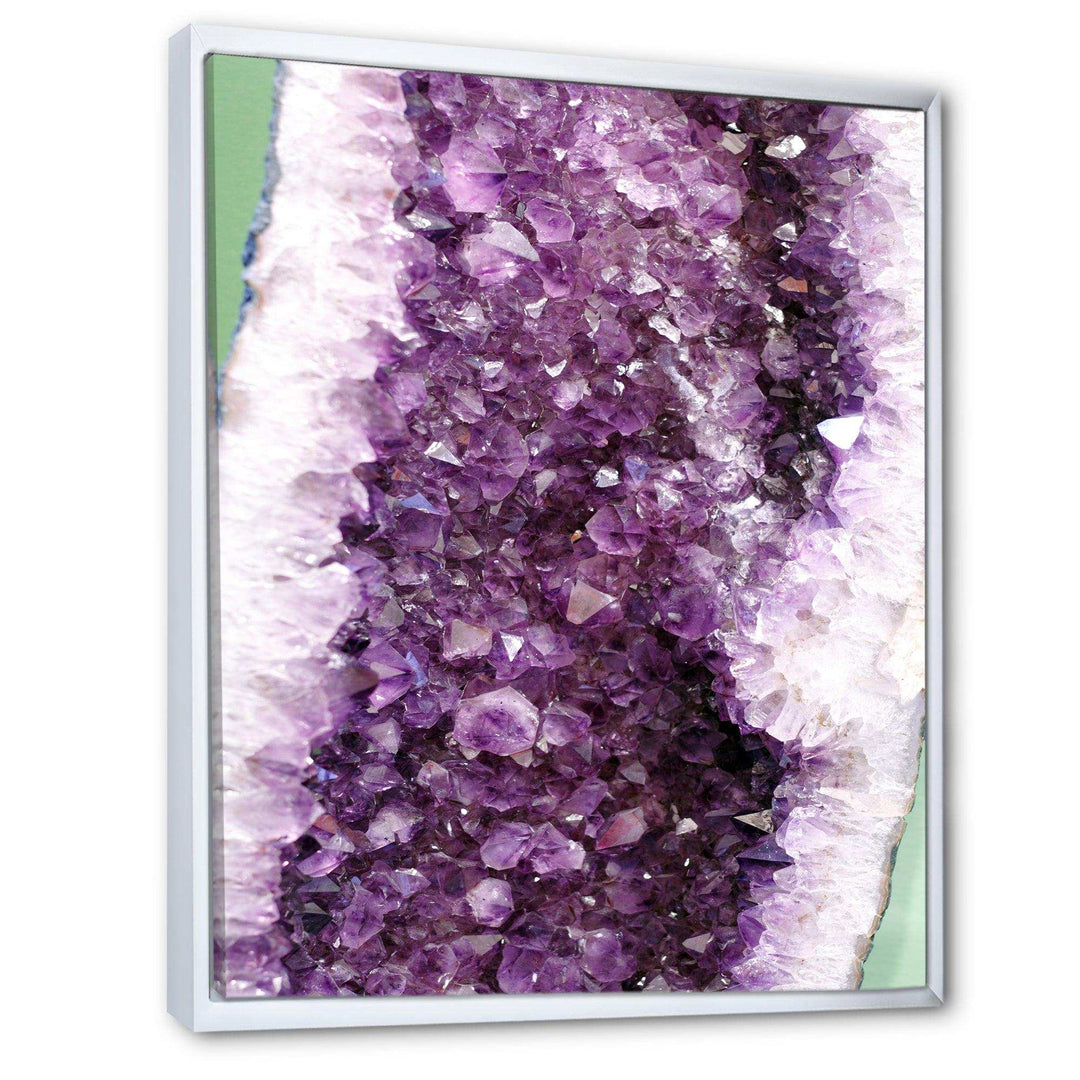 Purple Precious Stones - Modern Bedroom Wall Art