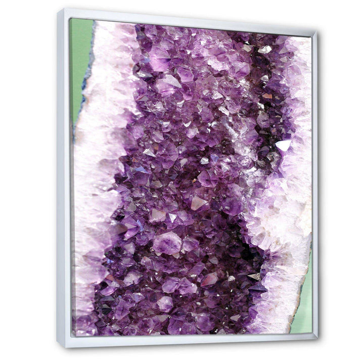 Purple Precious Stones - Modern Bedroom Wall Art