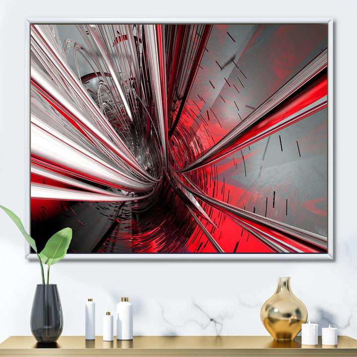 Fractal Deep into Middle - Modern Living Room Wall Decor