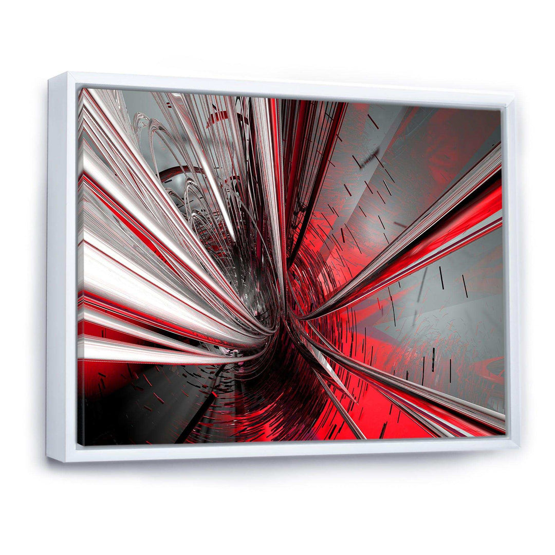 Fractal Deep into Middle - Modern Living Room Wall Decor