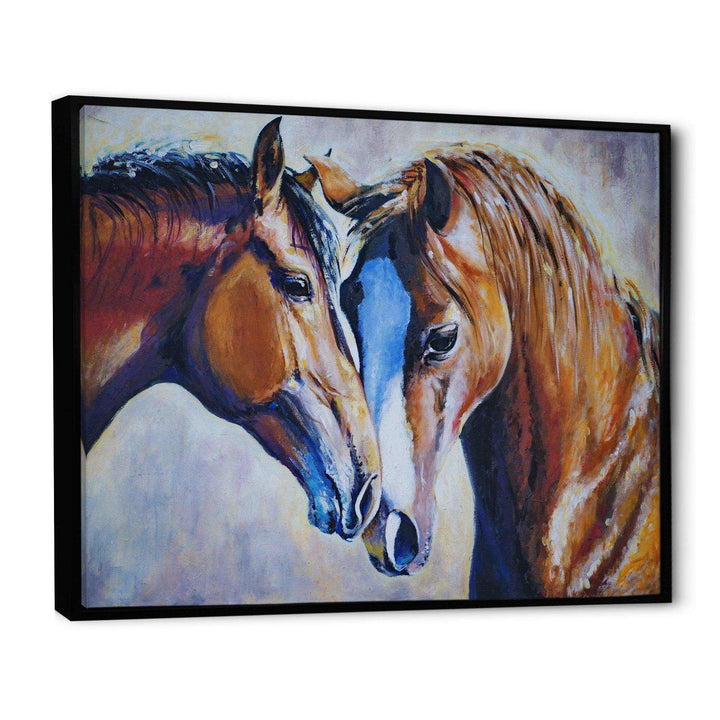 Brown Amorous Horses
