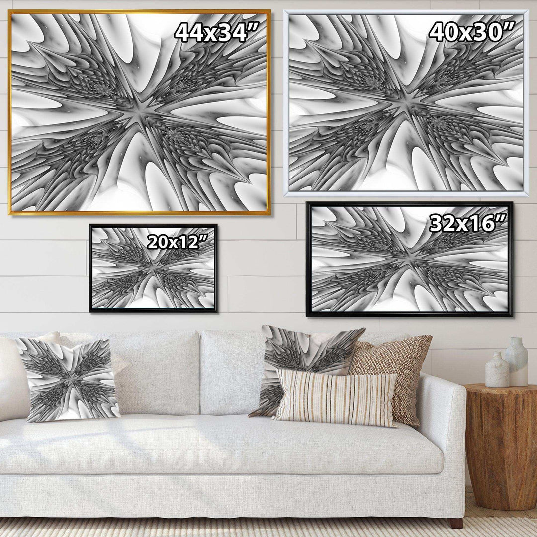 Fractal Magical Depth - Modern Living Room Wall Decor