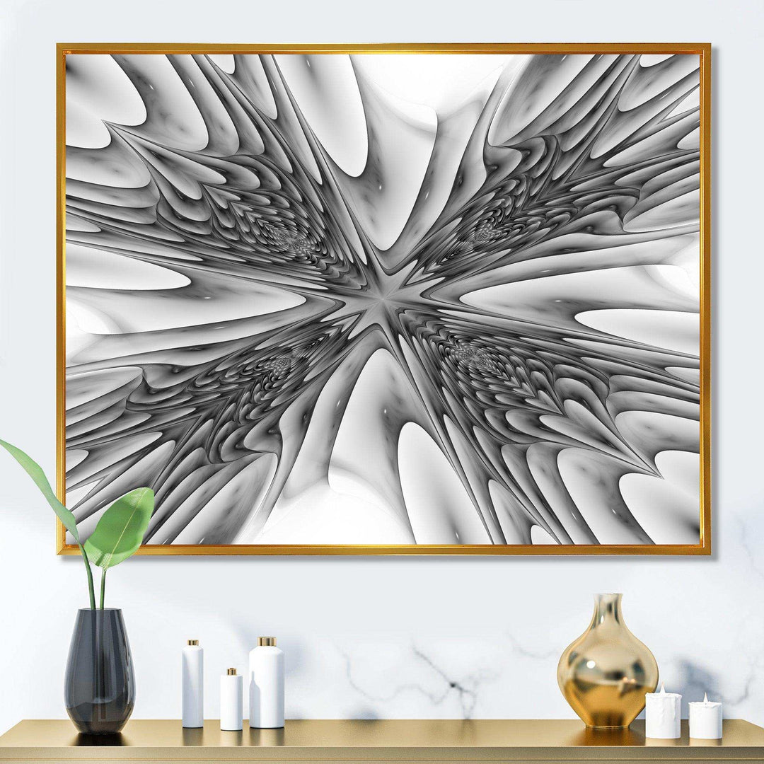 Fractal Magical Depth - Modern Living Room Wall Decor