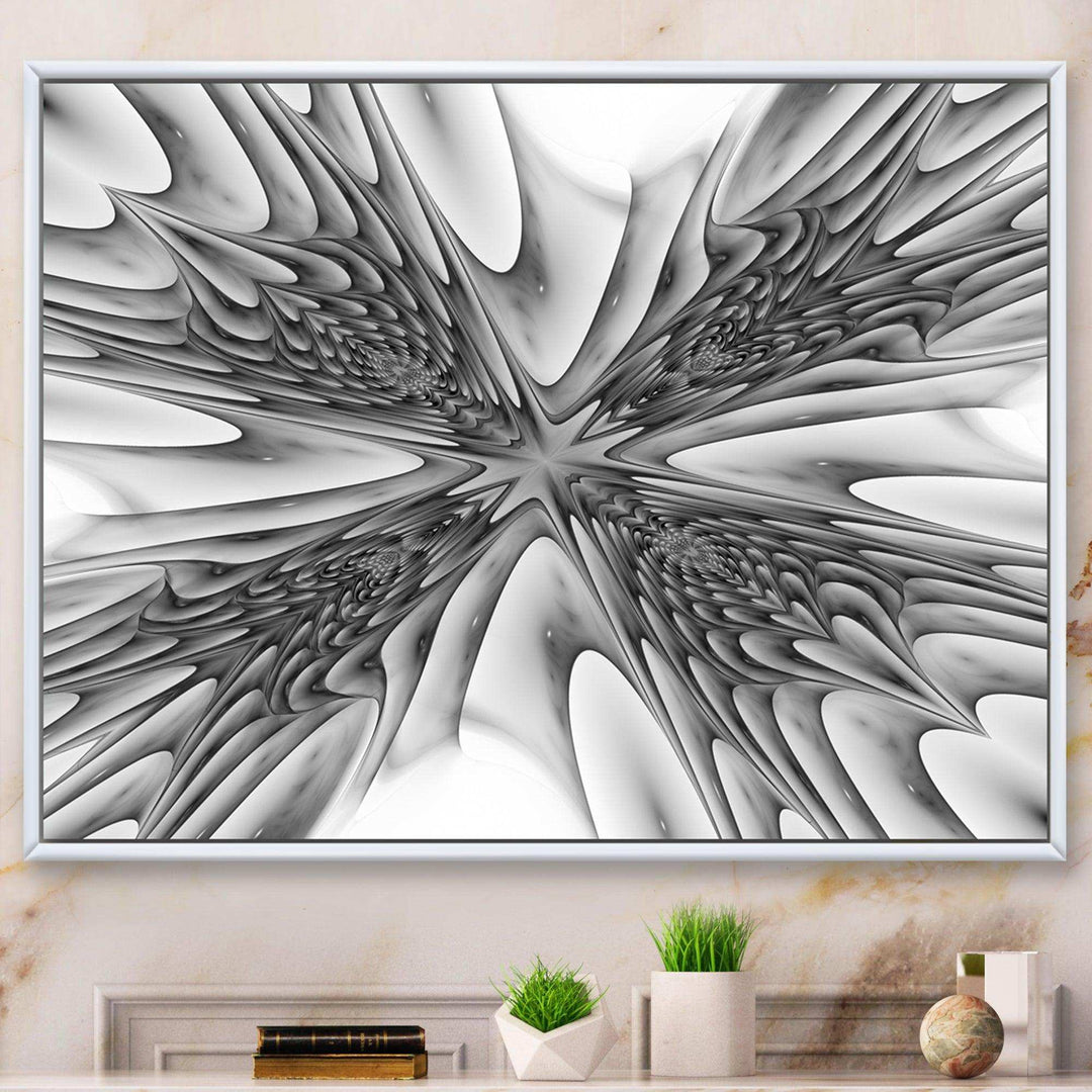 Fractal Magical Depth - Modern Living Room Wall Decor