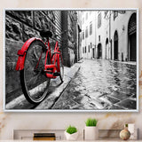 Retro Vintage Red Bike