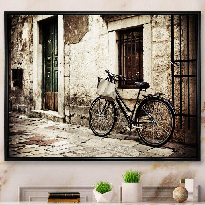 Bicycle with Shopping Bag