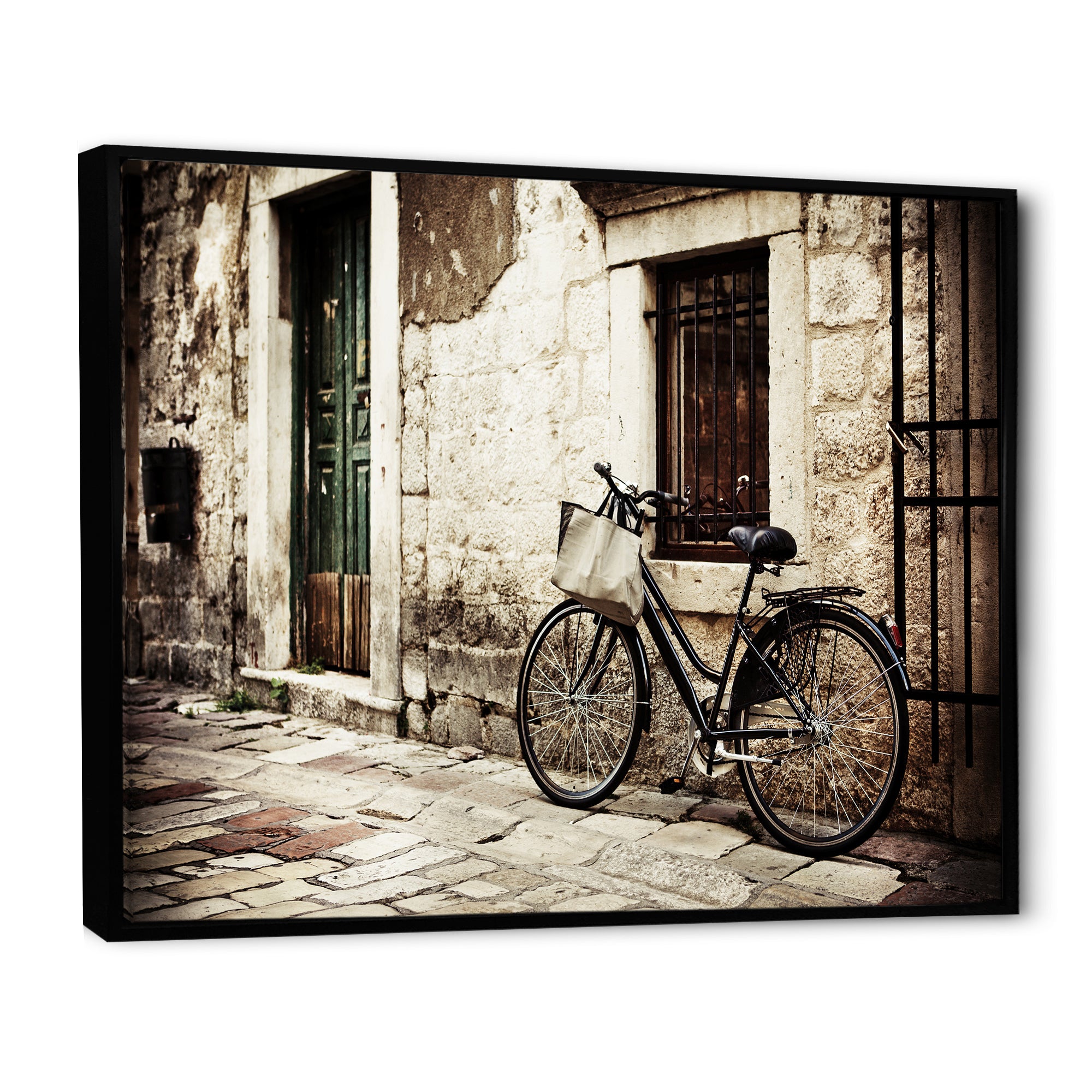 Bicycle with Shopping Bag