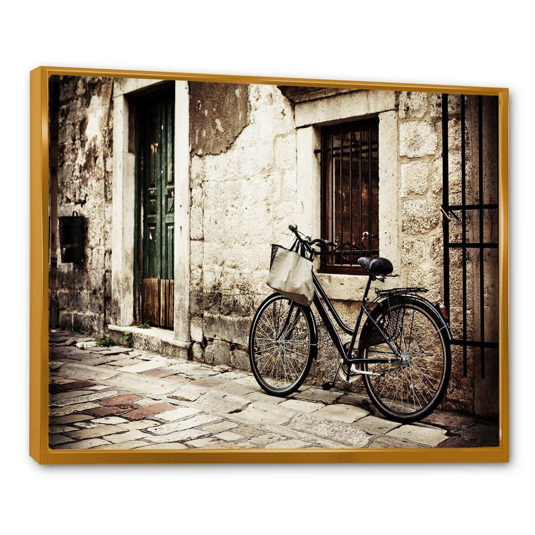 Bicycle with Shopping Bag