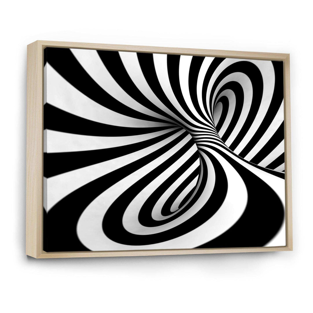 Spiral Black n White - Modern Wall Art Prints