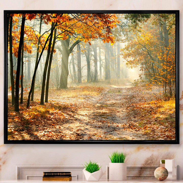Bright Yellow Fall Morning