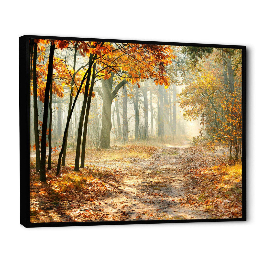 Bright Yellow Fall Morning