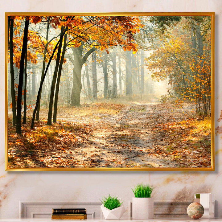 Bright Yellow Fall Morning