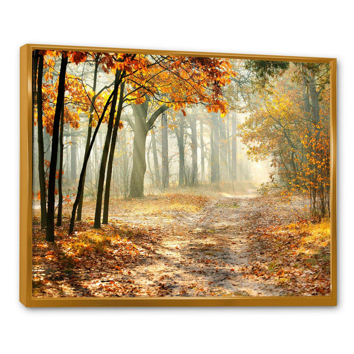 Bright Yellow Fall Morning