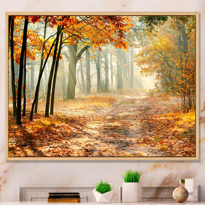 Bright Yellow Fall Morning