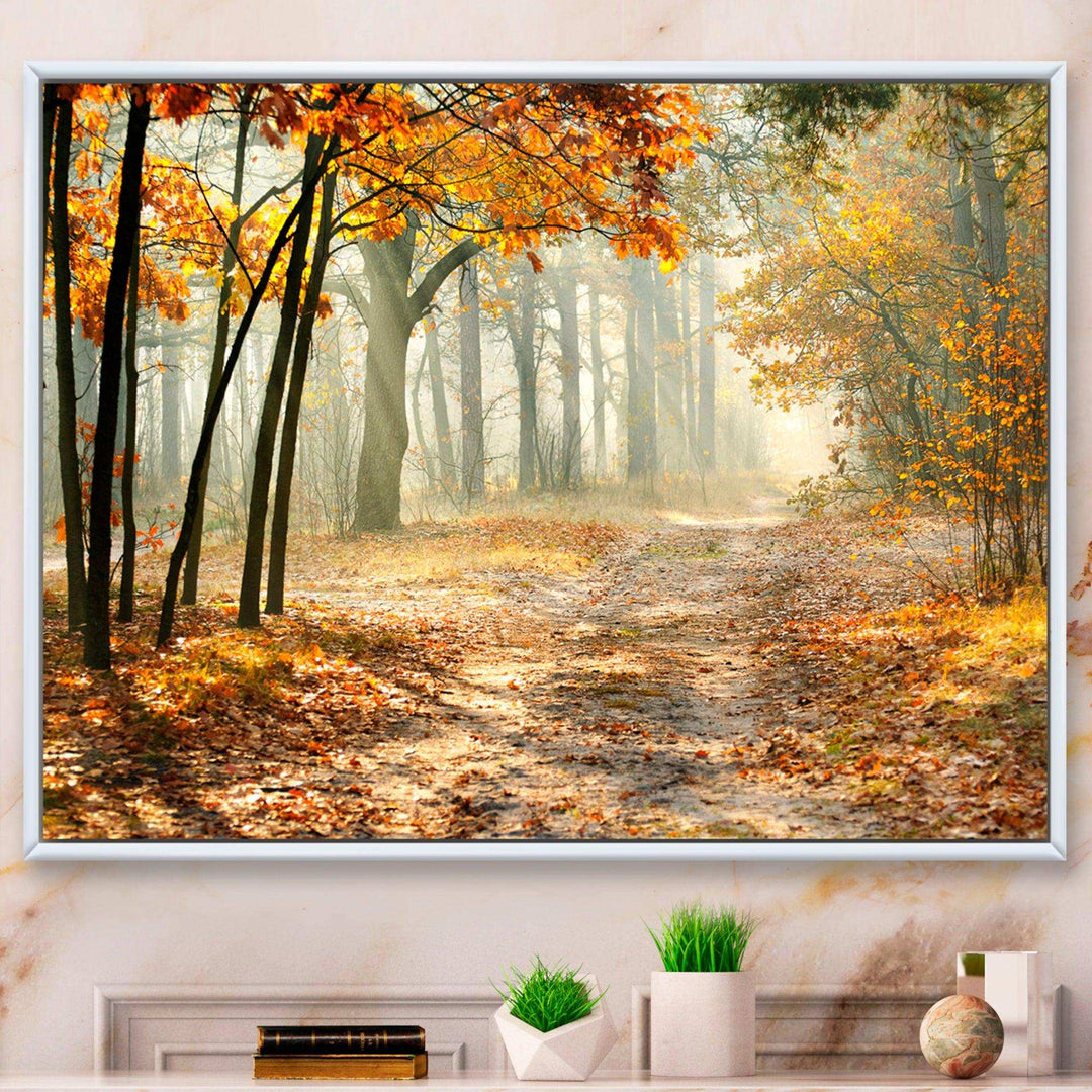 Bright Yellow Fall Morning