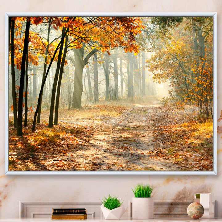 Bright Yellow Fall Morning