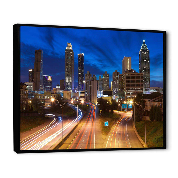 Atlanta Skyline Twilight Blue Hour