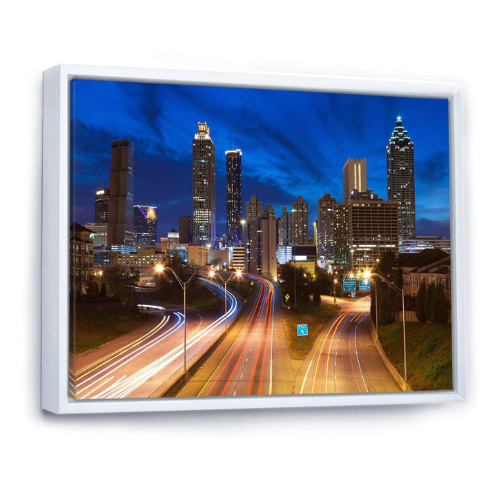 Atlanta Skyline Twilight Blue Hour
