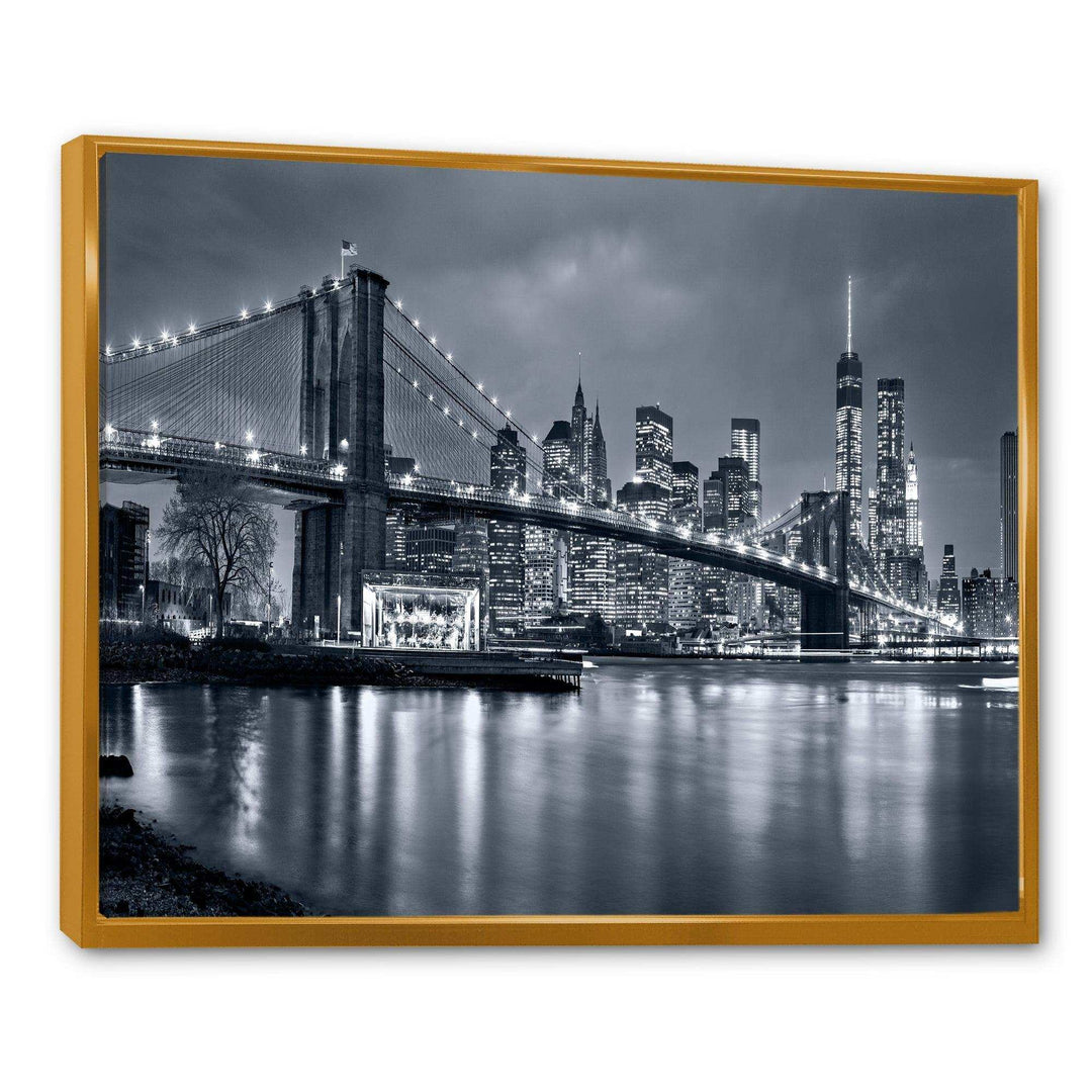 Panorama New York City at Night