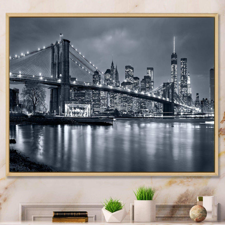 Panorama New York City at Night