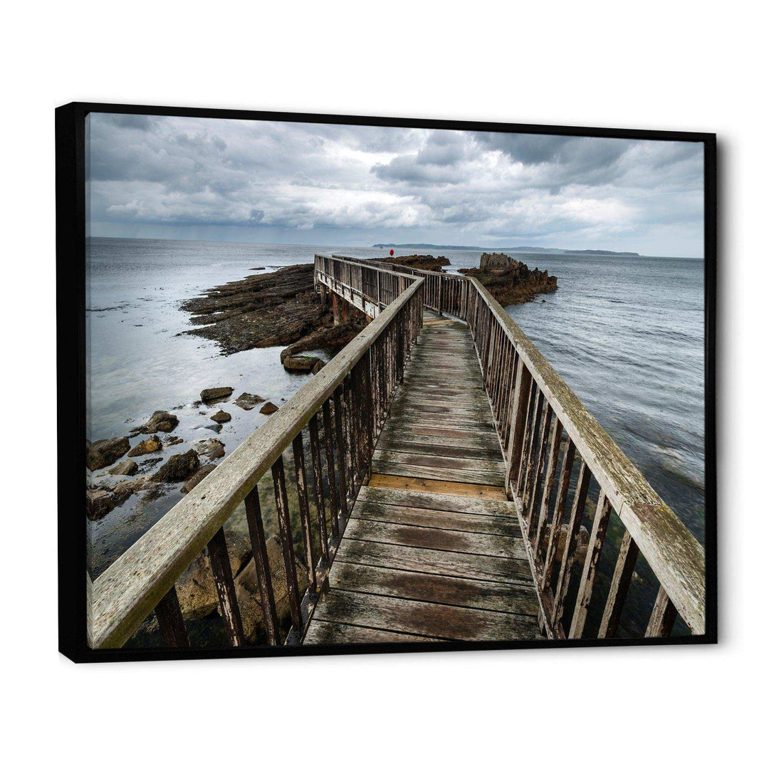 Wooden Pier on North Irish Coastline