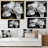 Bunch of Roses Black and White
