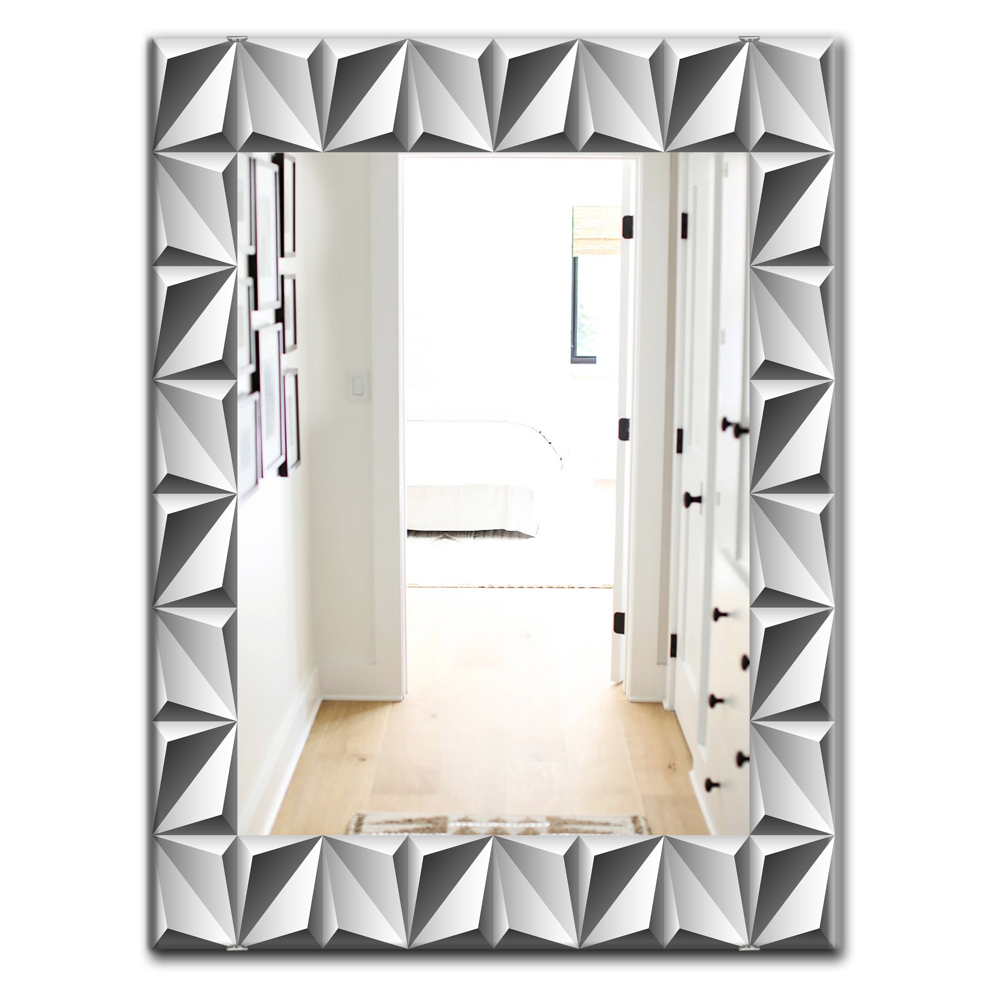 Scandinavian 1' Modern Mirror - Oval or Round Wall Mirror