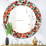 Feathers 4' Modern Mirror - Oval or Round Wall Mirror