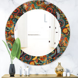 Paisley 4' Bohemian and Eclectic Mirror - Oval or Round Wall Mirror