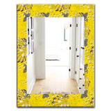 Yellow Moods 6' Modern Mirror - Oval or Round Wall Mirror