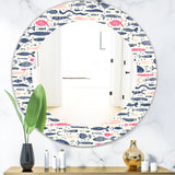 Costal Creatures 9' Traditional Mirror - Oval or Round Wall Mirror
