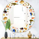 Costal Creatures 12' Traditional Mirror - Oval or Round Wall Mirror