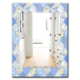 Floral Dew 8' Traditional Mirror - Oval or Round Wall Mirror