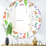 Costal Creatures 14' Traditional Mirror - Oval or Round Wall Mirror