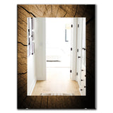 Wood Curve' Traditional Mirror - Oval or Round Wall Mirror