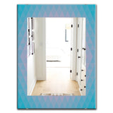 Pastel Dreams 7' Mid-Century Mirror - Oval or Round Wall Mirror