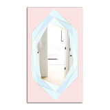 Pastel Dreams 8' Mid-Century Mirror - Oval or Round Vanity Mirror