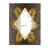 Leopard 5' Glam Mirror - Oval or Round Wall Mirror