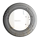 Abstract Spiral' Modern Mirror - Oval or Round Wall Mirror