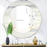 Watercolor Colorfields I' Modern Mirror - Oval or Round Wall Mirror