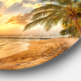 Gorgeous Beach of Island Barbados Seascape Metal Artwork